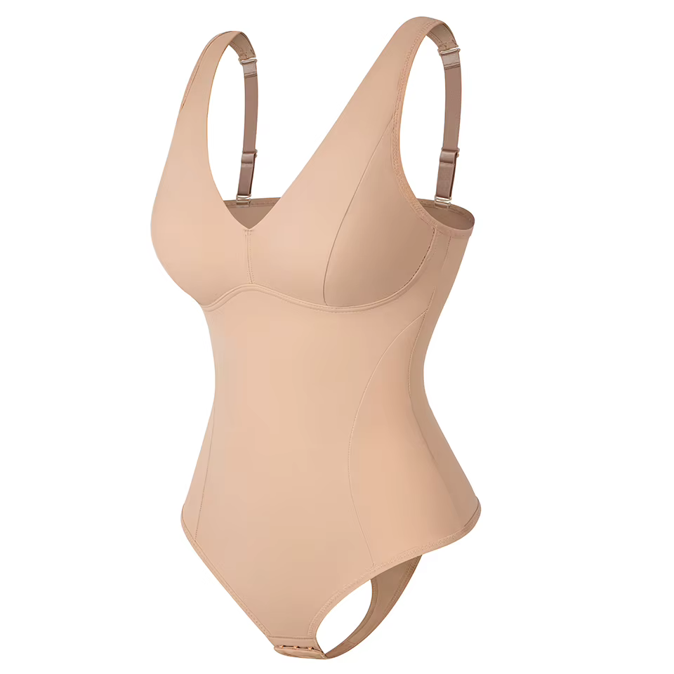 Shapewear Body string Shaper pour femmes taille formateur corps Shaper col en V profond sous-vêtemen