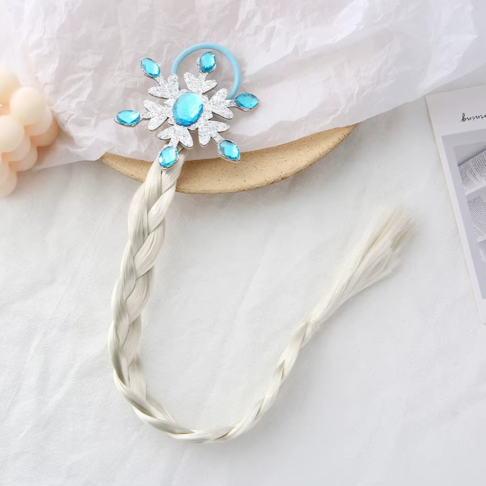 Princesse tresse Elsa bandeau postiche Cosplay perruques tressées pour Elsa habiller ensemble pour e