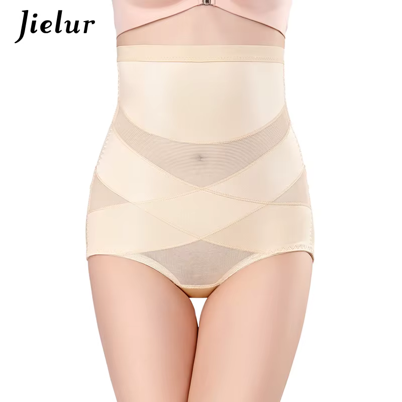 Jielur – culotte en maille Sexy pour femmes, sous-vêtements amincissants, sans couture, Push Up