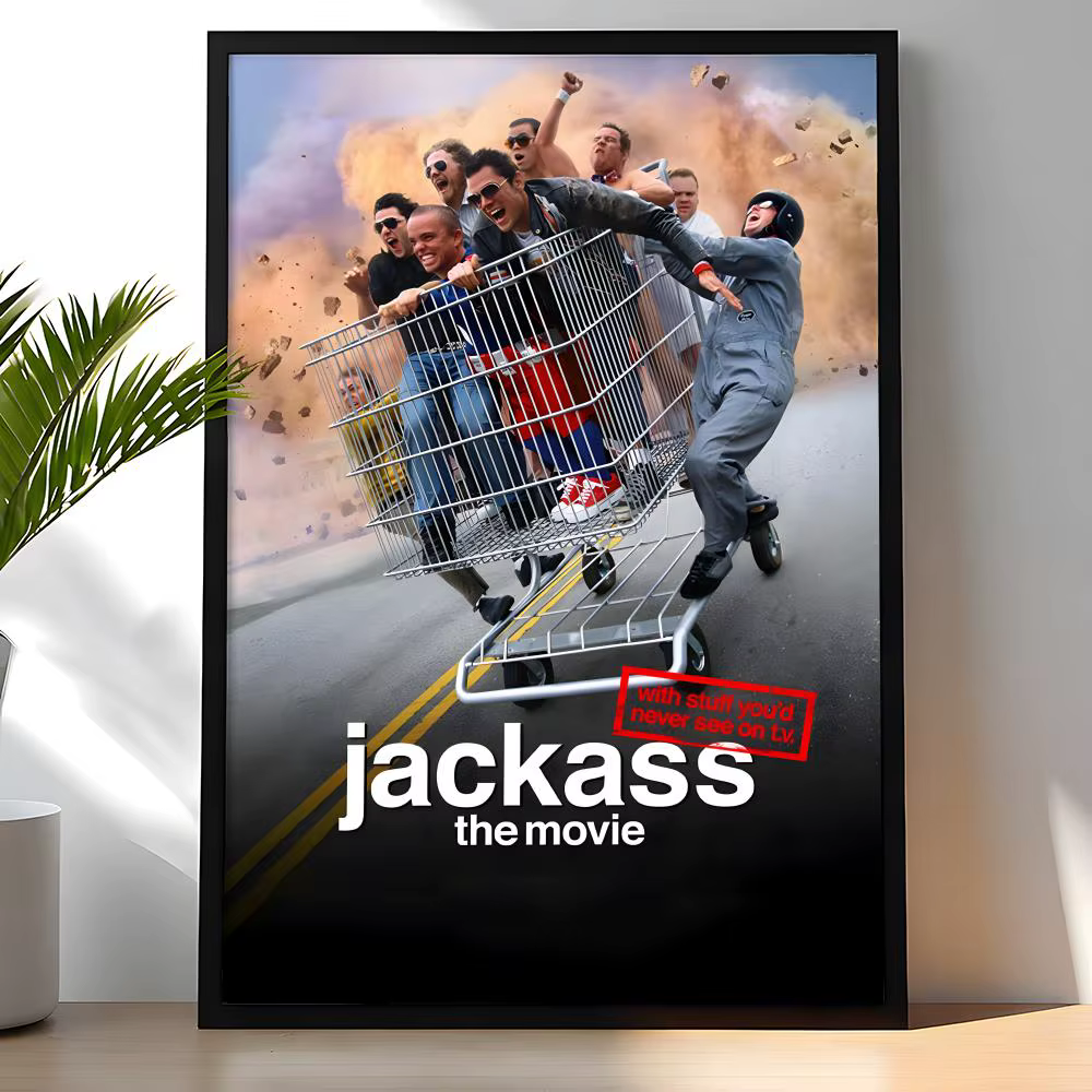 Affiche de film J-JACKASS The M-Movie Comedy en PVC HD, affiche moderne à coller, décor mural pour l
