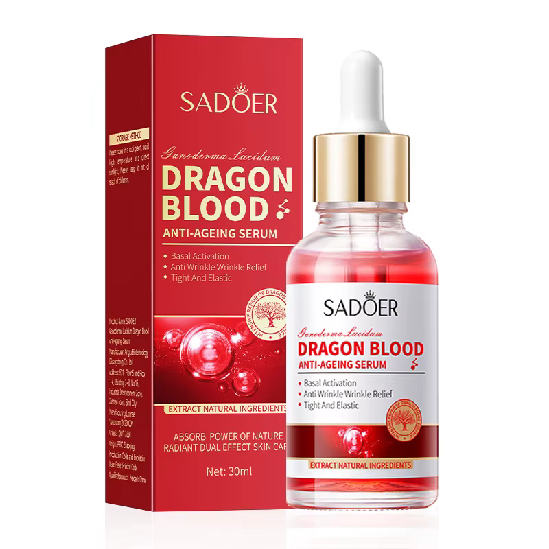 SADOER Ganoderma lucidum sang de Dragon sérum pour le visage Lotion hydratante émulsion pour le visa