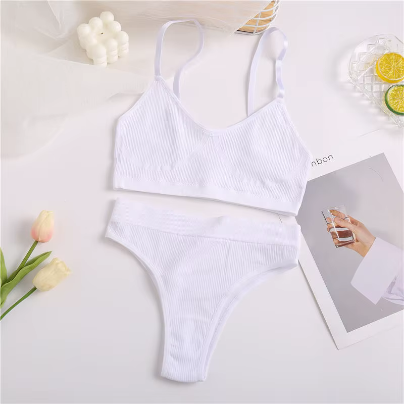Femmes soutien-gorge ensemble culotte Sexy Push Up Bralette femme Fitness sous-vêtements sans coutur