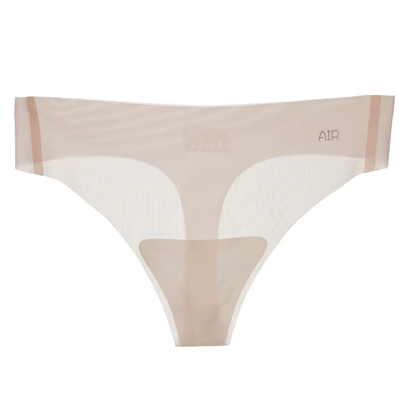 String Transparent pour femmes, Ultra-fin, sens, Sexy, sans couture, taille basse, couleur unie, sou