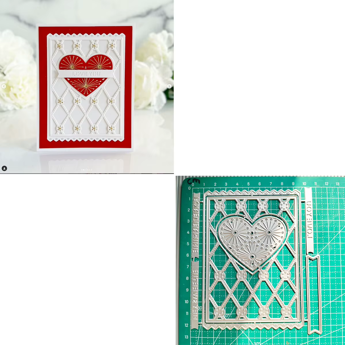 Matrices de découpe en métal pour scrapbooking, modèle de gaufrage, fond carré, point de croix, cout