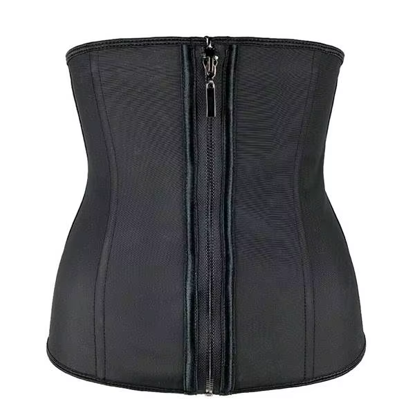 XXS-3XL Latex Corset Body Shaper Taille Formateur Cincher Zipper Underbust Perte de Poids Minceur pr