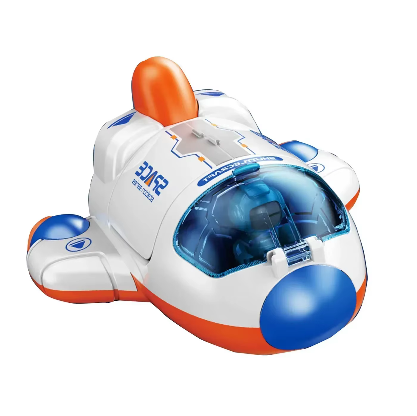 Jouet de simulation de voiture de l'espace pour enfants, modèle de puzzle, astronome, fusée, série S