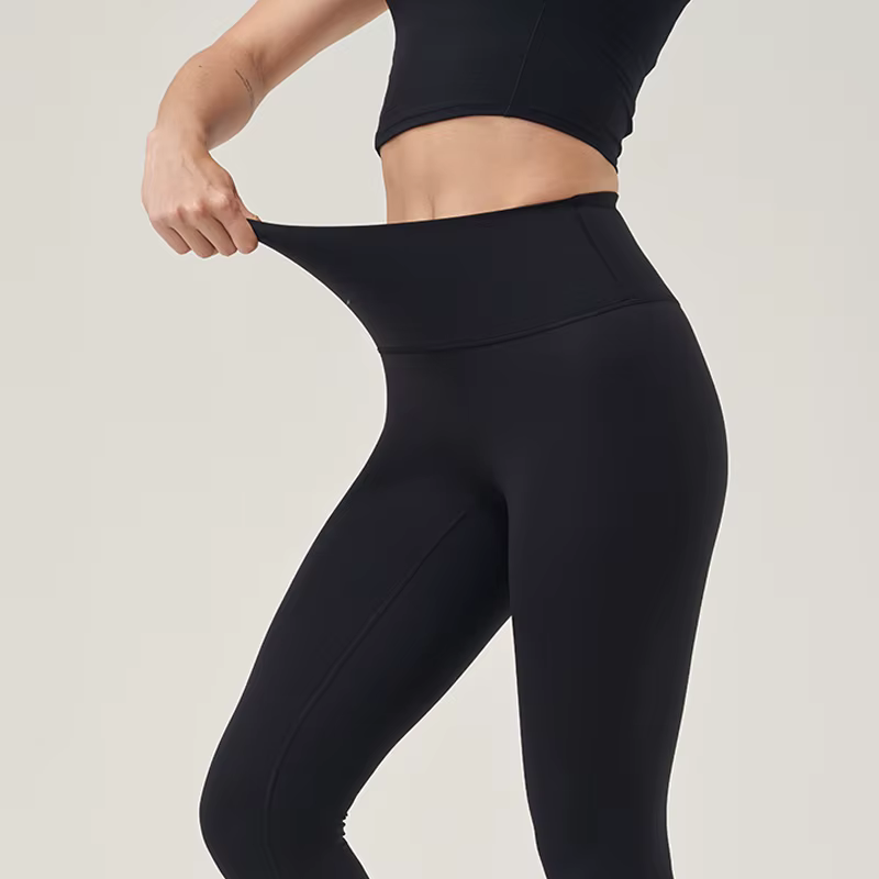 TRY TO BN Pantalon de yoga taille haute sans couture pour femme, leggings de fitness, collants push-