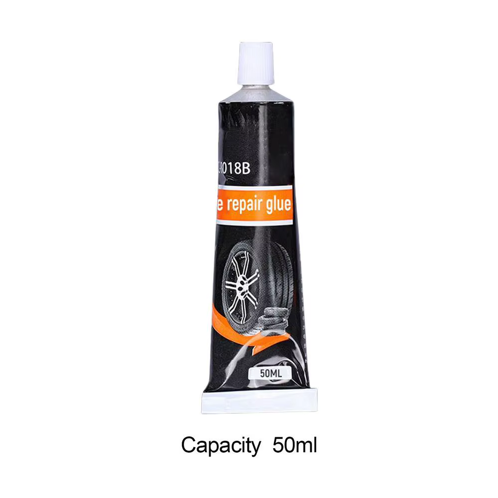 Adhésif de réparation de pneus imperméable et résistant à la chaleur 50ml, colle forte pour pneus, c