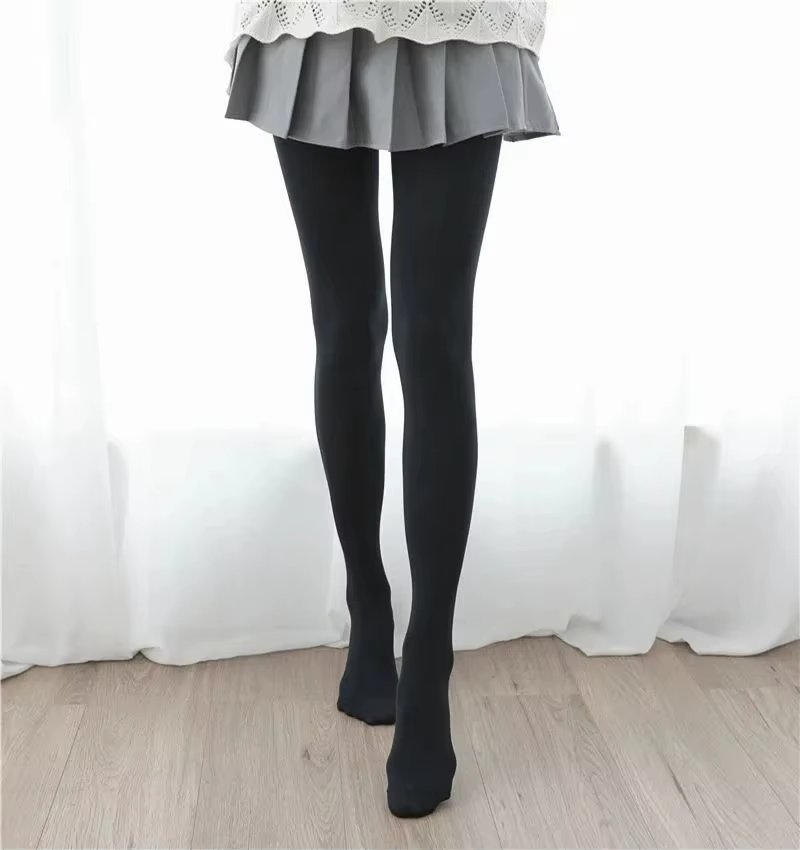 Collants Lolita 120D blanc lait, collants en nylon pour filles, collants sexy et doux pour femmes