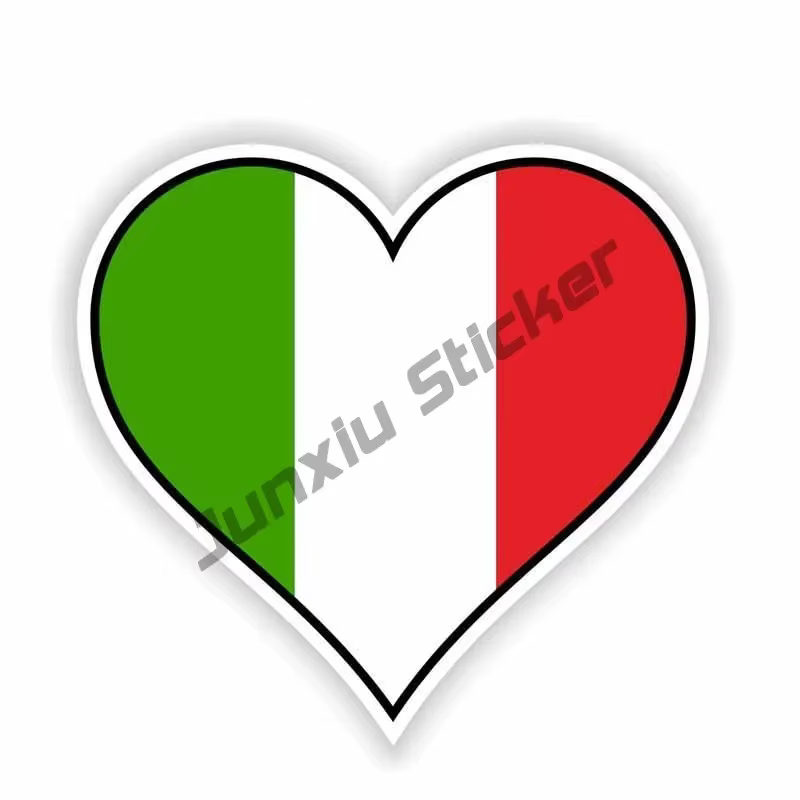 Autocollant de Football italien auto-adhésif Graphix drapeau italien vinyle Graffiti casque de moto
