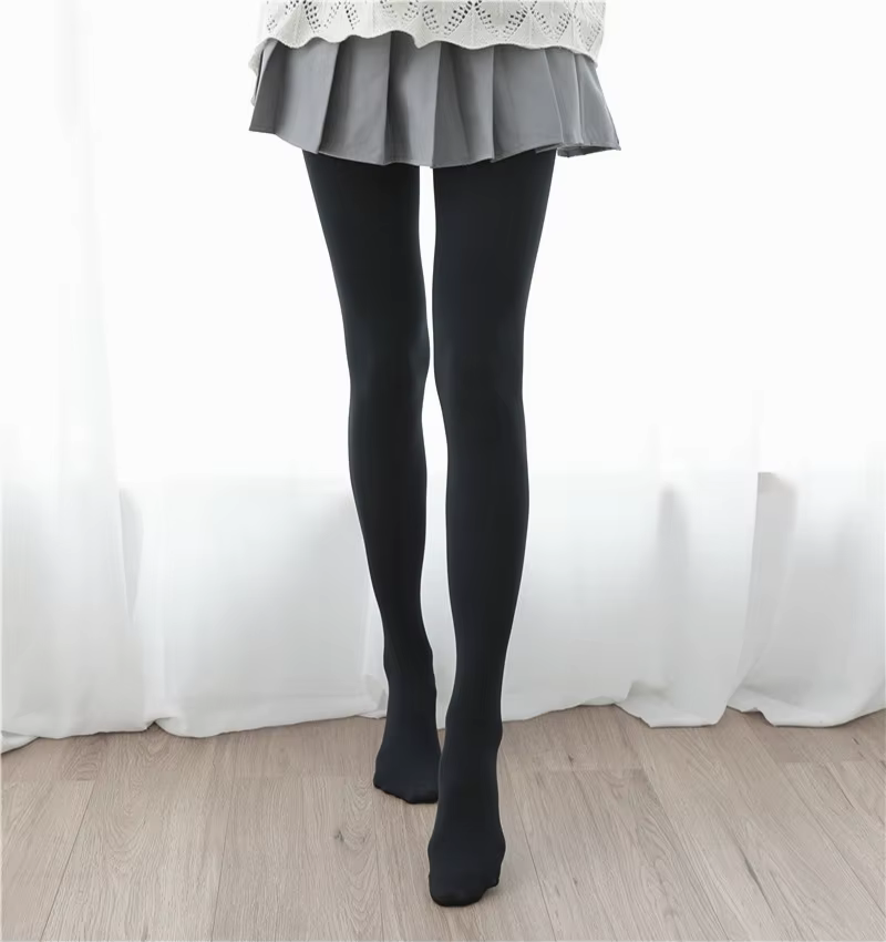Collants blancs de style japonais Lolita pour femmes, collants Kawaii pour filles, bas en nylon, col