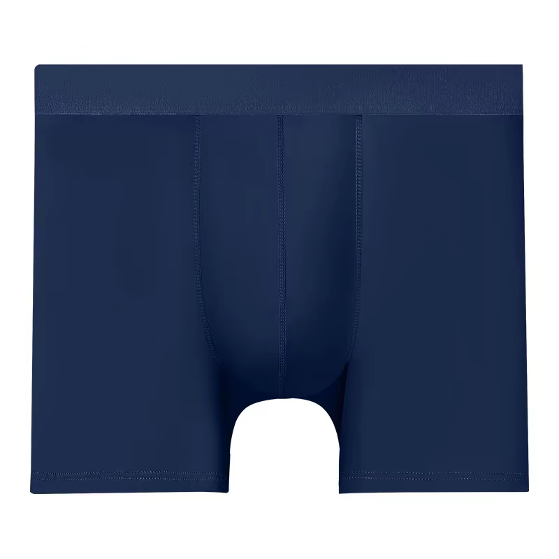 Caleçons de sport en soie pour hommes - modèle léger d'été, jambe anti-friction, respirant pour la c