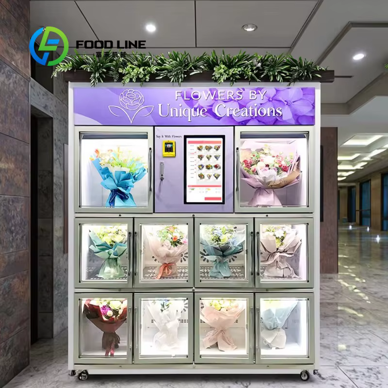 Machine personnalisable de prix d'usine de bonne qualité pour distributeur automatique de fleurs d'h