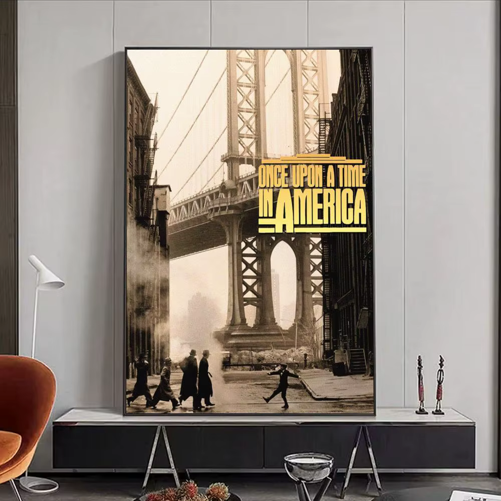 Affiche du film Il était une fois en amérique, impression HD, toile murale personnalisée, Photos d'a