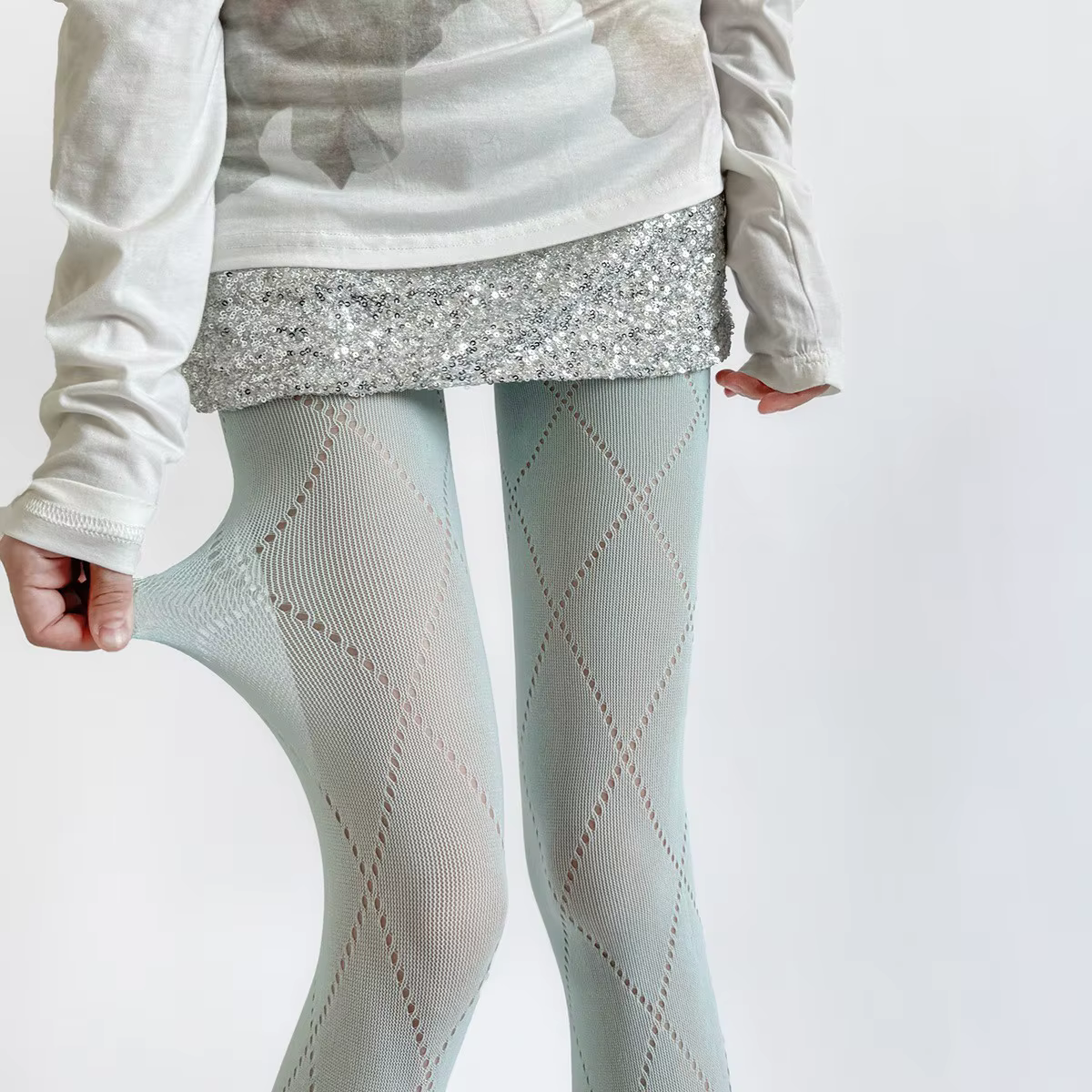 Collants Rétro Femme à Carreaux, Résille Creuse, Collants Résille, Lingerie, Collants Amincissants P