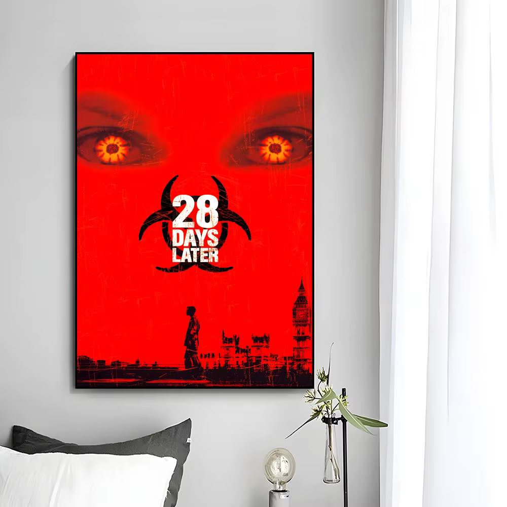 Affiche de film post-apocalyptique 28 Days Later, impression d'art mural décoratif, décoration mural