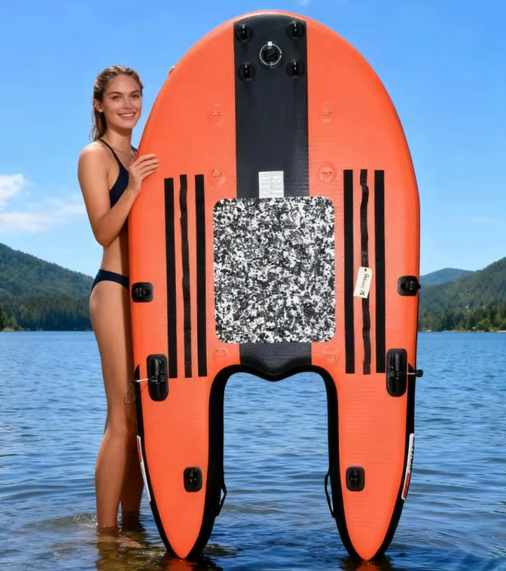Bateau gonflable robuste pour la pêche et le rafting, 1 ou 2 places, moteur en option