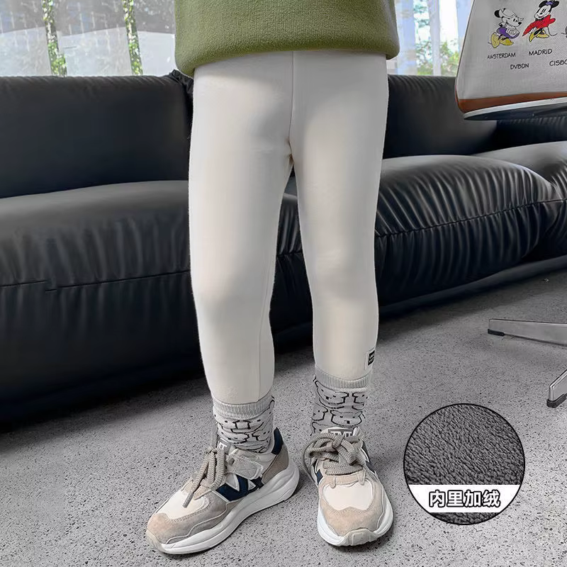 Pantalon en polaire pour filles, collant thermique chaud pour l'hiver et l'automne, vêtement d'extér
