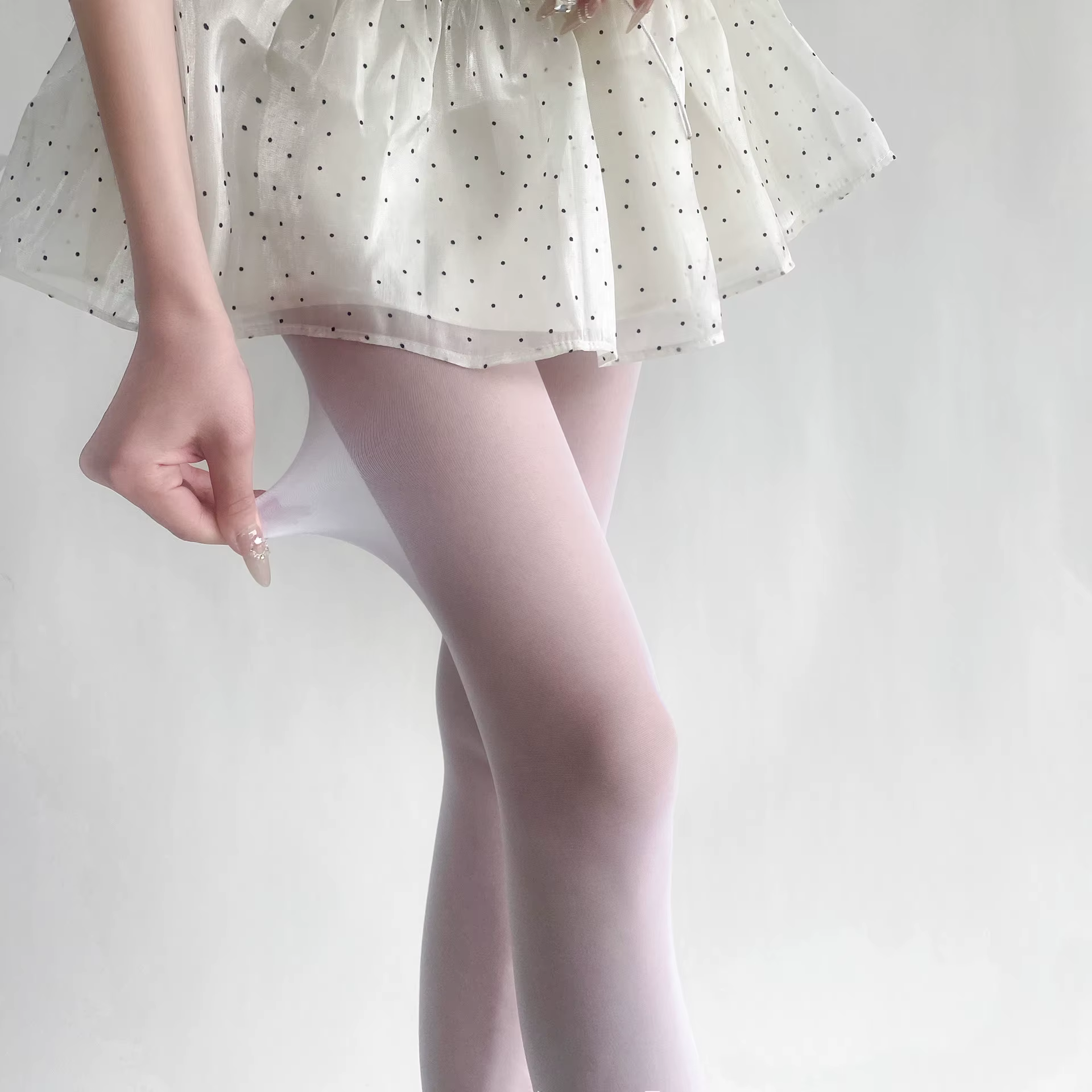 Collants colorés en velours pour femmes, Ultra-fins, peau de Nylon, cuisses hautes, Lingerie pour fe