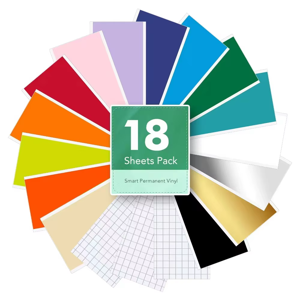 Vinyle Adhésif Intelligent Permanent 18/20/36 feuilles (5,5x12 pouces), compatible avec Joy - Pas be