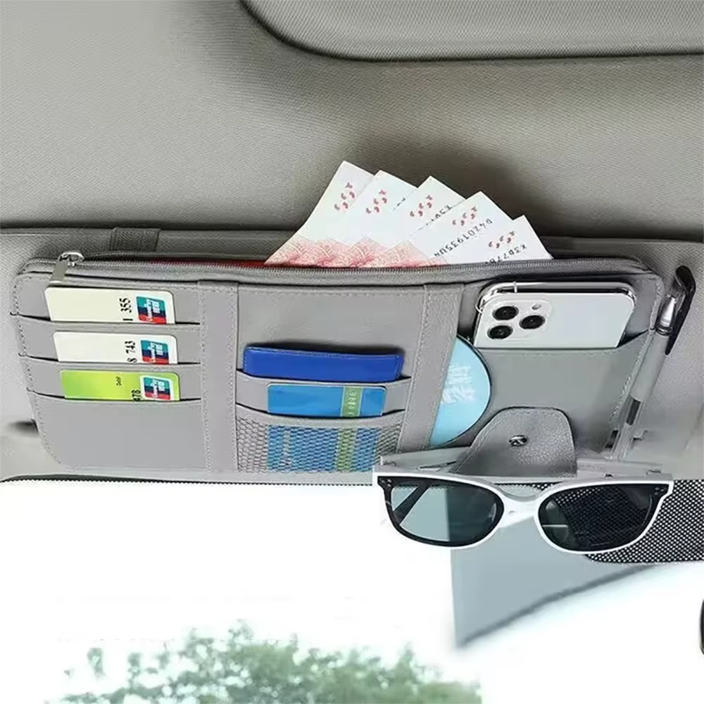 Boîte de rangement de pare-soleil en forme de voiture, sac de rangement de pare-soleil de voiture, b