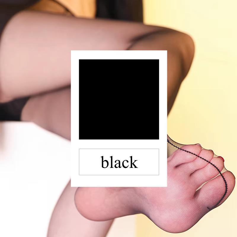 Collants en Nylon entièrement transparents 0D pour femmes, collants Sexy Ultra fins sans couture à f