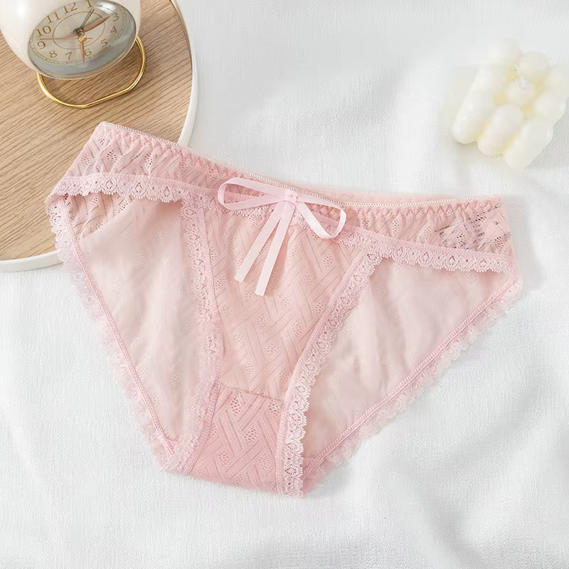 Sexy femmes culottes creux sous-vêtements en dentelle slips dames caleçons décontractés femme Linger