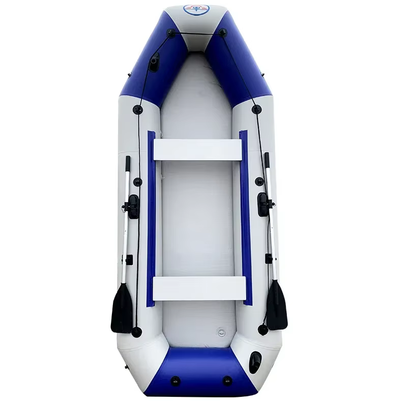 Raft en caoutchouc épais fond dur bateau gonflable résistant à l'usure 2-3 personnes Kayak bateau go