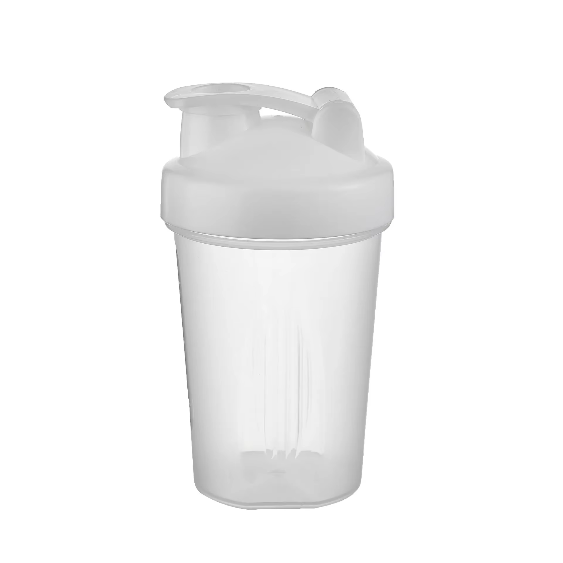 Shaker de sport portable en plastique, bouteille de poudre de lactosérum, bouteille de fitness, shak