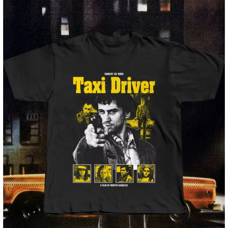 T-shirt du film Taxi Driver, T-shirt à motif Robert De Niro pour hommes, nouvelle collection d'été d