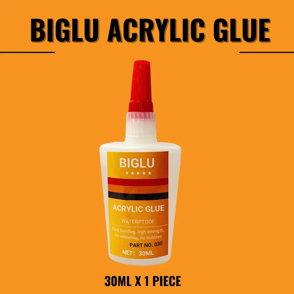 Colle instantanée liquide transparente pour verre organique acrylique, carte PMMA PC 30 secondes, li