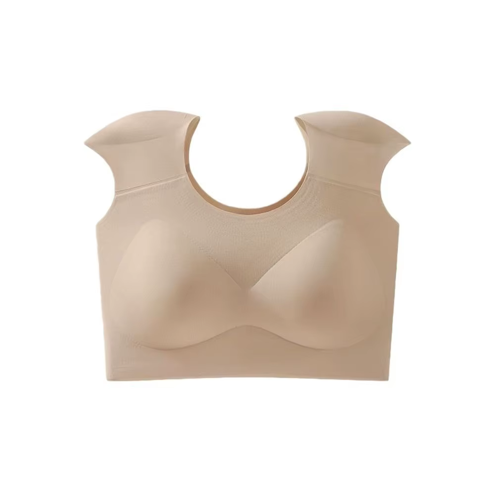 Sous-vêtements invisibles à épaules angles droites, soutien-gorge sans fil Anti-affaissement sans co