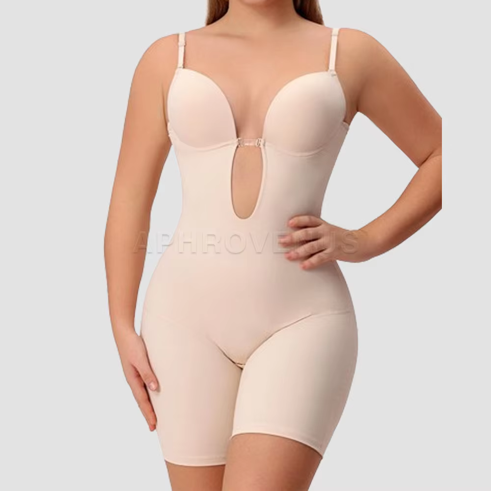 Barboteuses sexy à armatures pour femmes, vêtements de sport à dos bas, body shapers décontractés, c