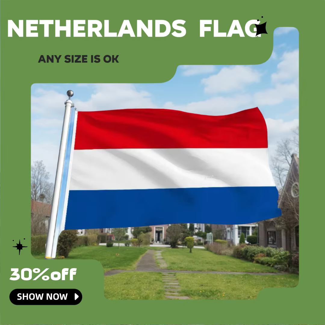 Bannière de drapeau hollandais des pays-bas, 90x150cm, Durable, Double couture, personnalisation per