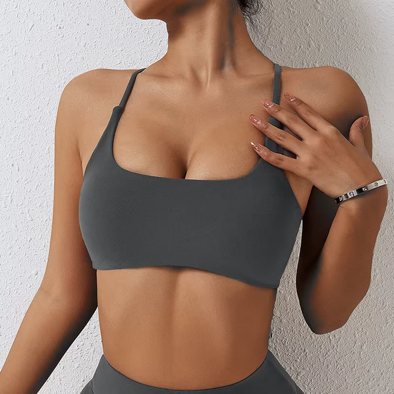 Soutien-gorge de sport sexy et confortable pour l'été, haut de sport pour femme, vêtements d'entraîn