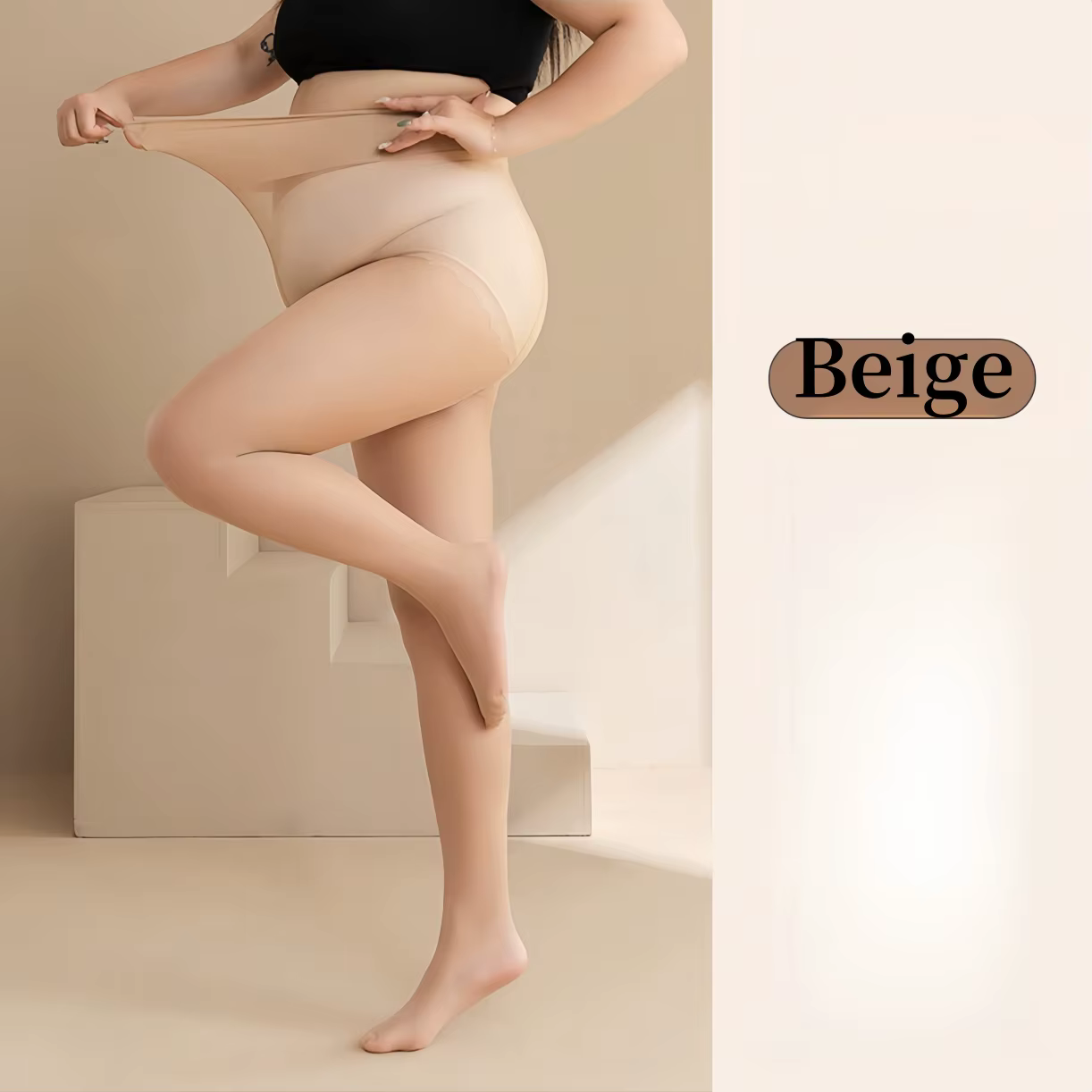 Collants noirs transparents, grande taille, Sexy, taille haute, pour femmes surdimensionnées, XXXL,