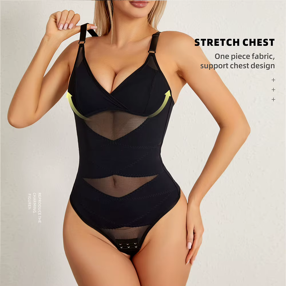 Combinaison string pour femmes, vêtement pour le contrôle du ventre, haute compression, réduction de