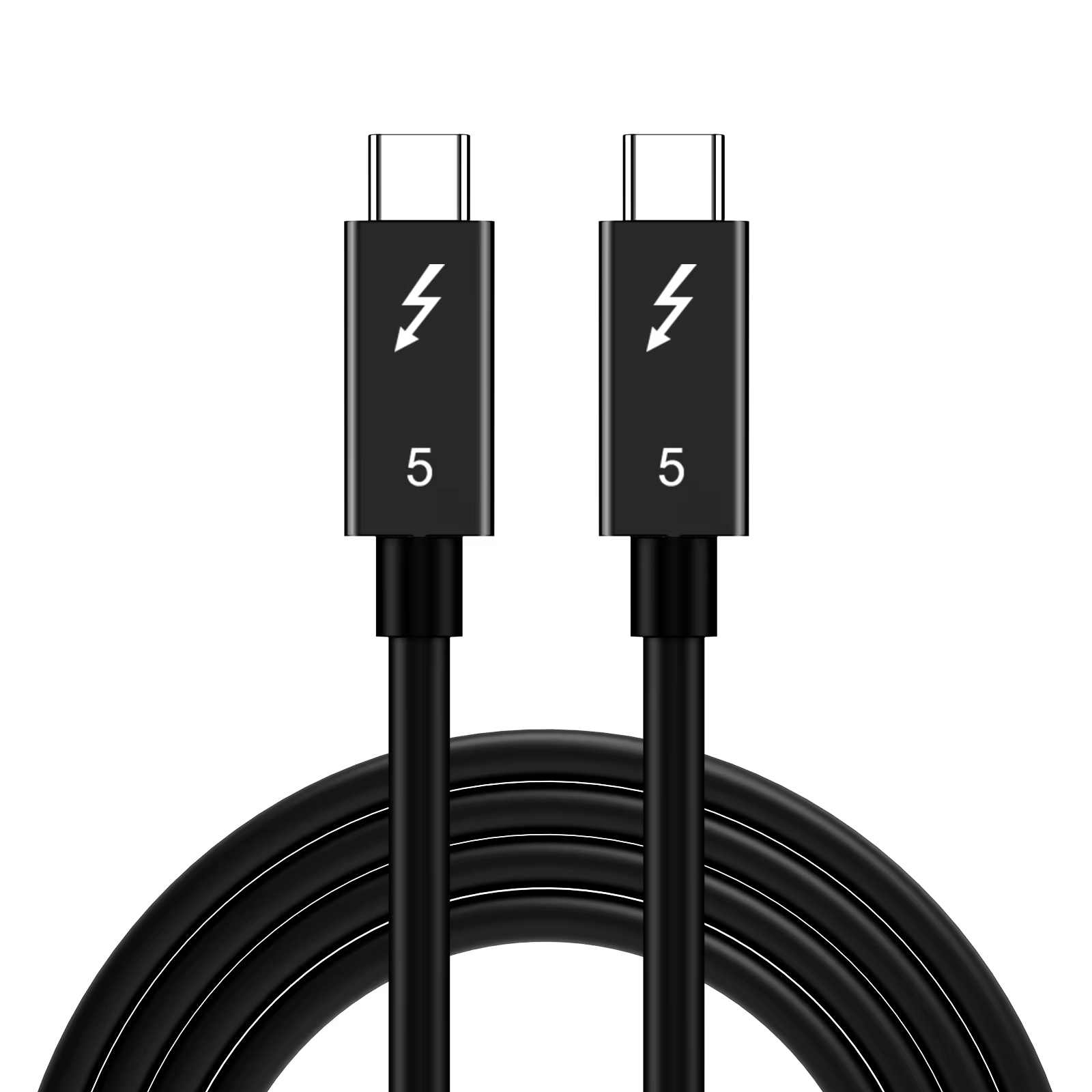 Câble de données Thunderbolt 5 120Gbps 240W 16K Compatible avec Thunderbolt 4 USB4 Transmission comp