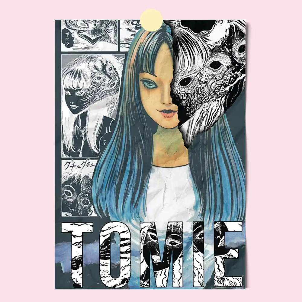 Affiche HD Anime thème chaud chanteur/OST/film-autocollant imperméable décor à la maison Junji Ito t
