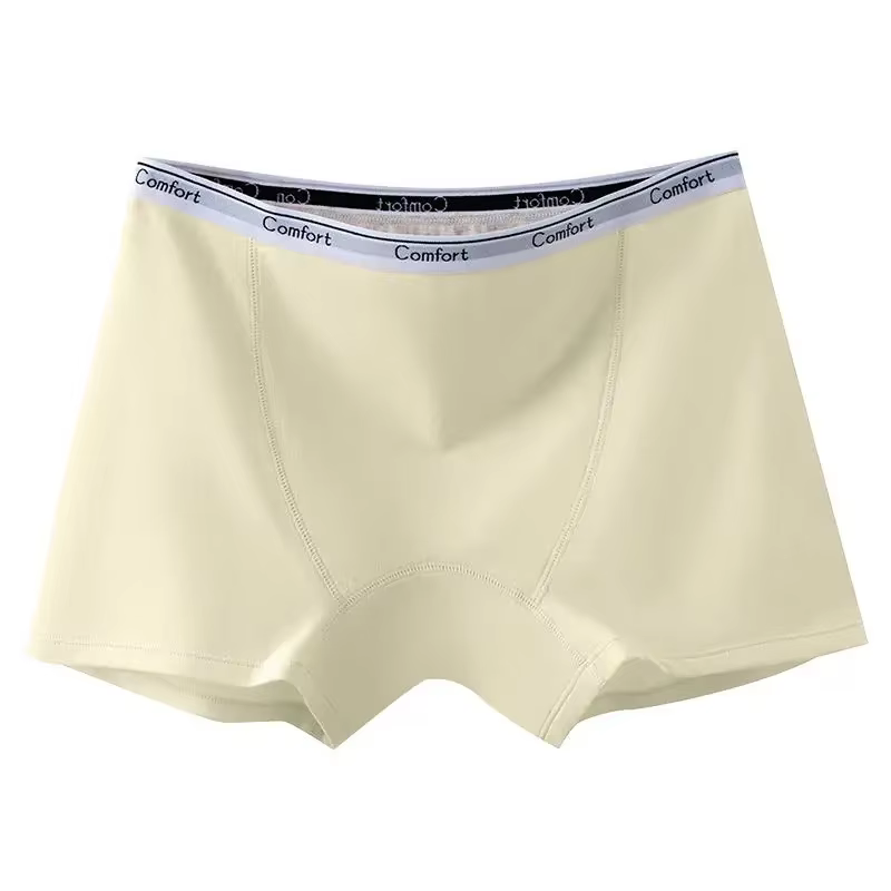 Culottes Boxer Physiologiques pour Femmes, Sous-vêtements Menstruels en Coton Respirant Grande Taill