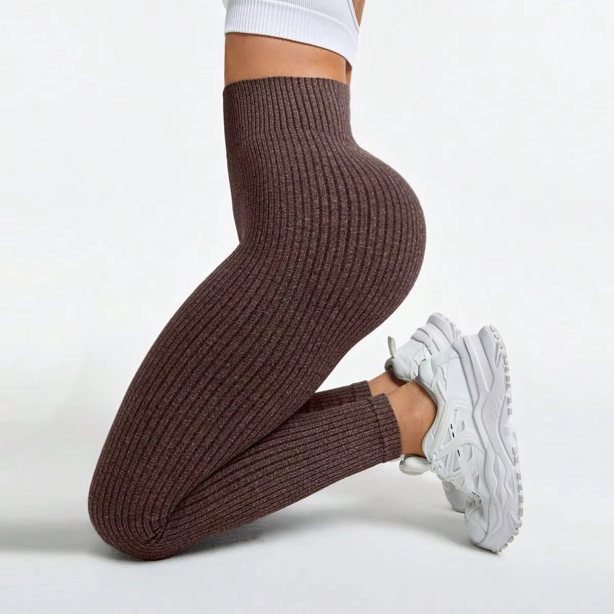 Leggings de sport pour femmes, pantalons de Yoga sans couture avec contrôle du ventre, vêtements de