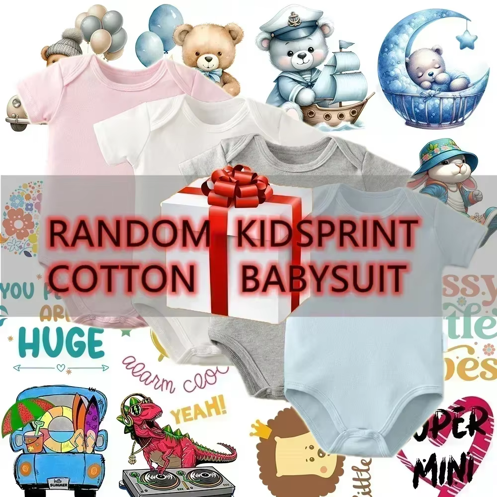 Je sais que je suis très mignon imprimé exquis tissus en pur coton combinaison confortable pour bébé