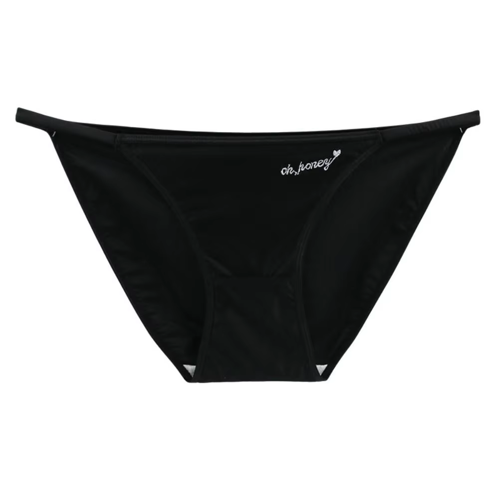 Taille moyenne fine sangle intimes couleur unie filles femmes tache culottes femmes slips sous-vêtem
