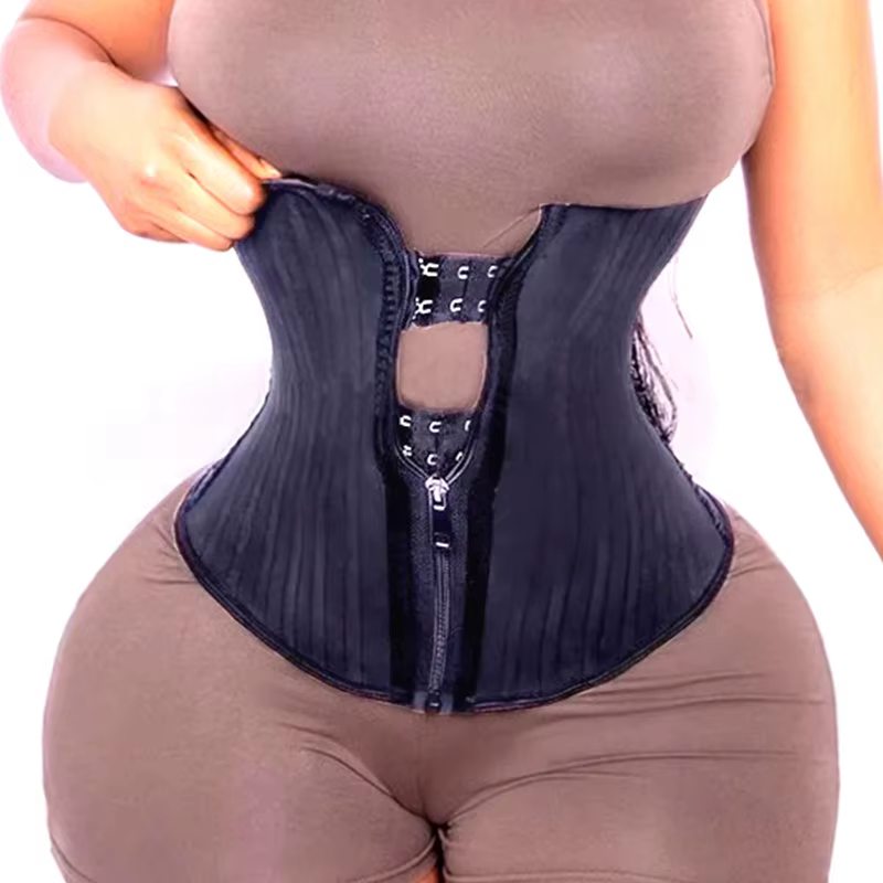 XXS Latex taille formateur Shapewear avec 25 os en acier Fajas colombien ceinture corps Shaper ceint