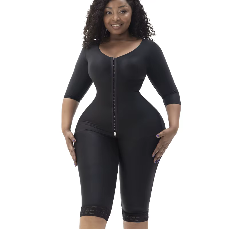 360 ° Body complet Lipo post-op récupération Shapewear Body cuisse et bras formateur bout à bout c