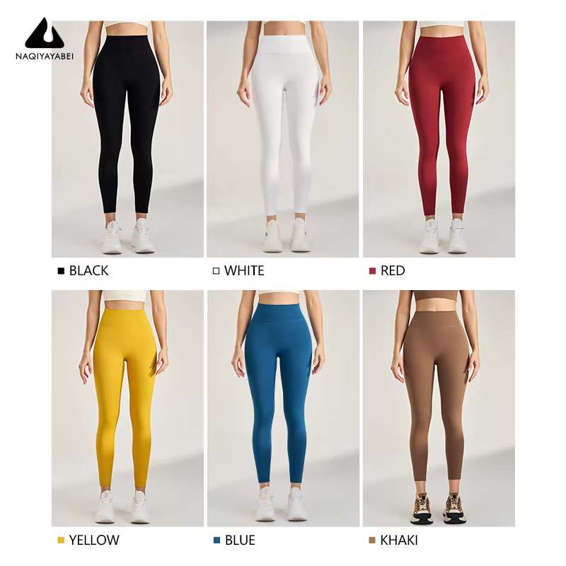 Pantalon de yoga taille haute pour femme, leggings commandés, pantalon de survêtement, pantalon long