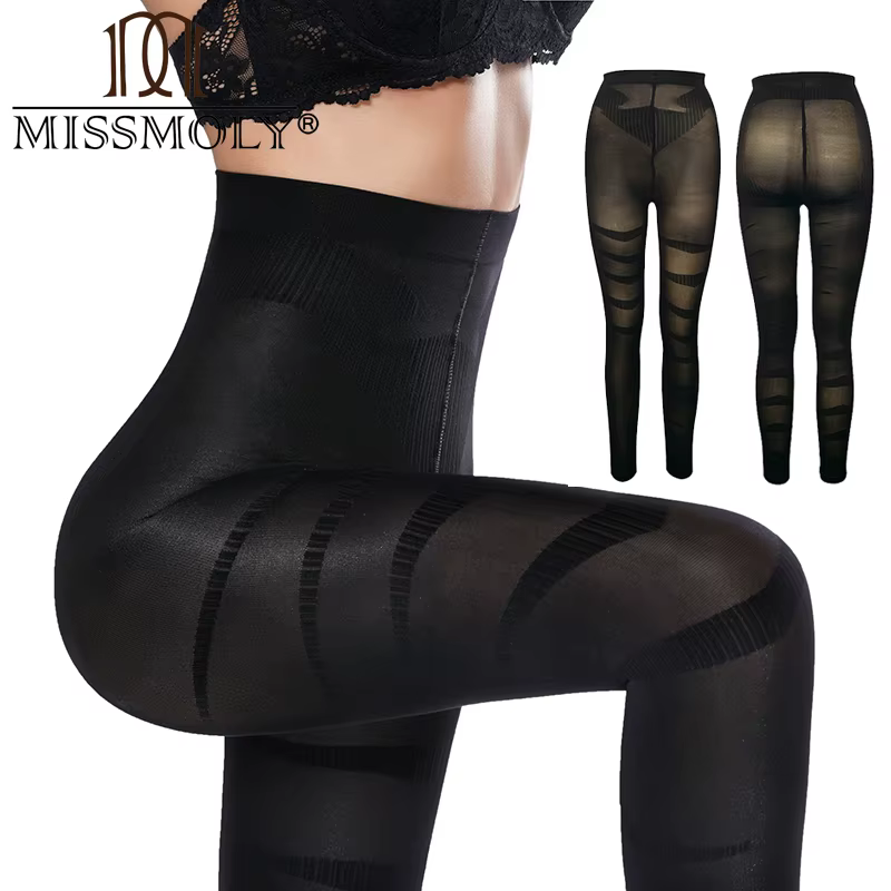 MISSMOLY jambe minceur corps Shaper Anti Cellulite Compression Leggings taille haute ventre contrôle