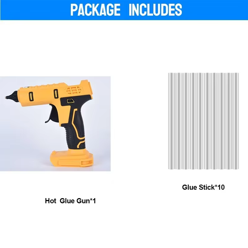 Pistolet à colle chaude électrique portatif sans fil, réparation de pistolet à Air chaud de soudage 