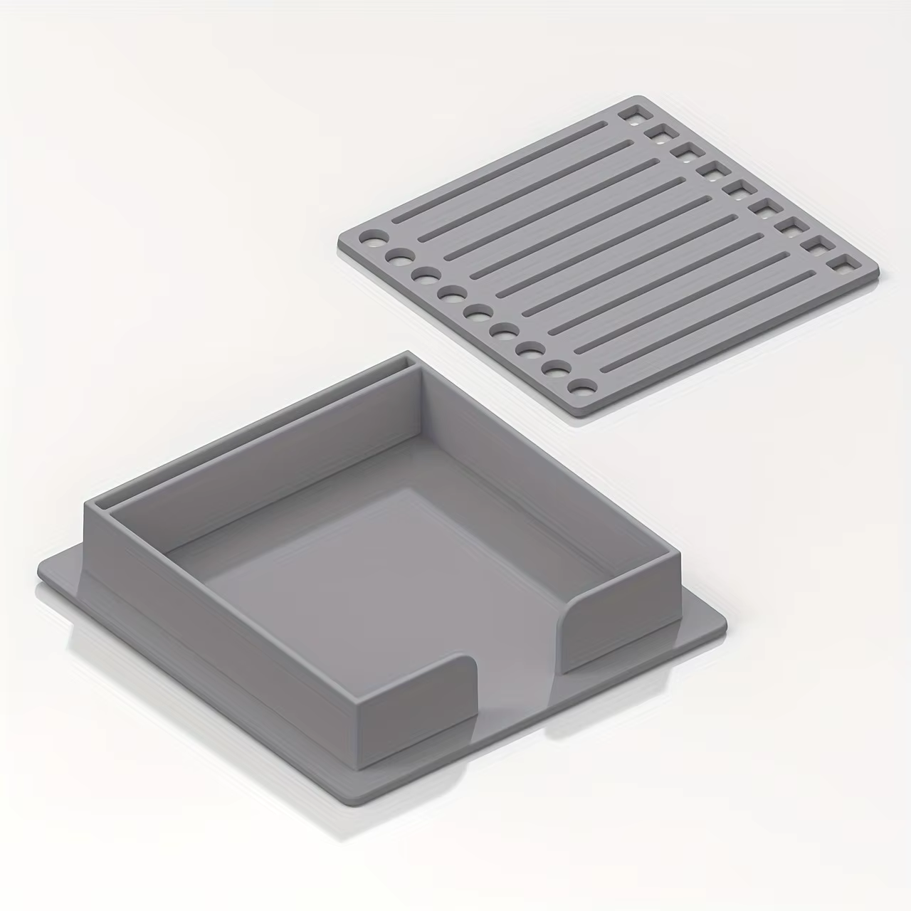 [Support pour notes autocollantes] Support pour notes autocollantes avec pochoir, 1 distributeur de 