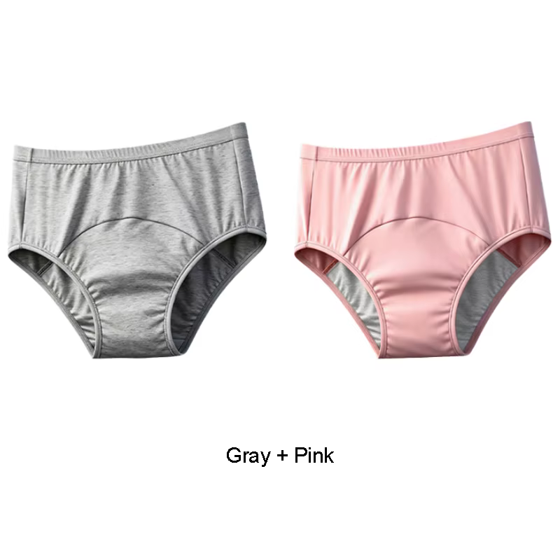 Ensemble de culottes pour femmes, Pack d'incontinence, culottes à cales hautes, anti-fuite, sous-vêt